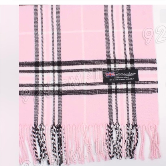 Pink Cashmere Scarf Top Rated - Picture 4 of 4
